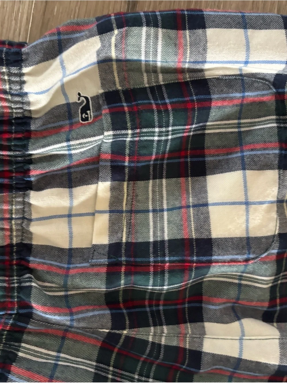 Vineyard Vines Plaid Lounge Pants in Navy, Cream, Red & Green
